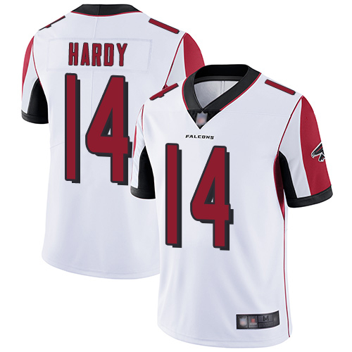 Atlanta Falcons Limited White Men Justin Hardy Road Jersey NFL Football #14 Vapor Untouchable->youth nfl jersey->Youth Jersey